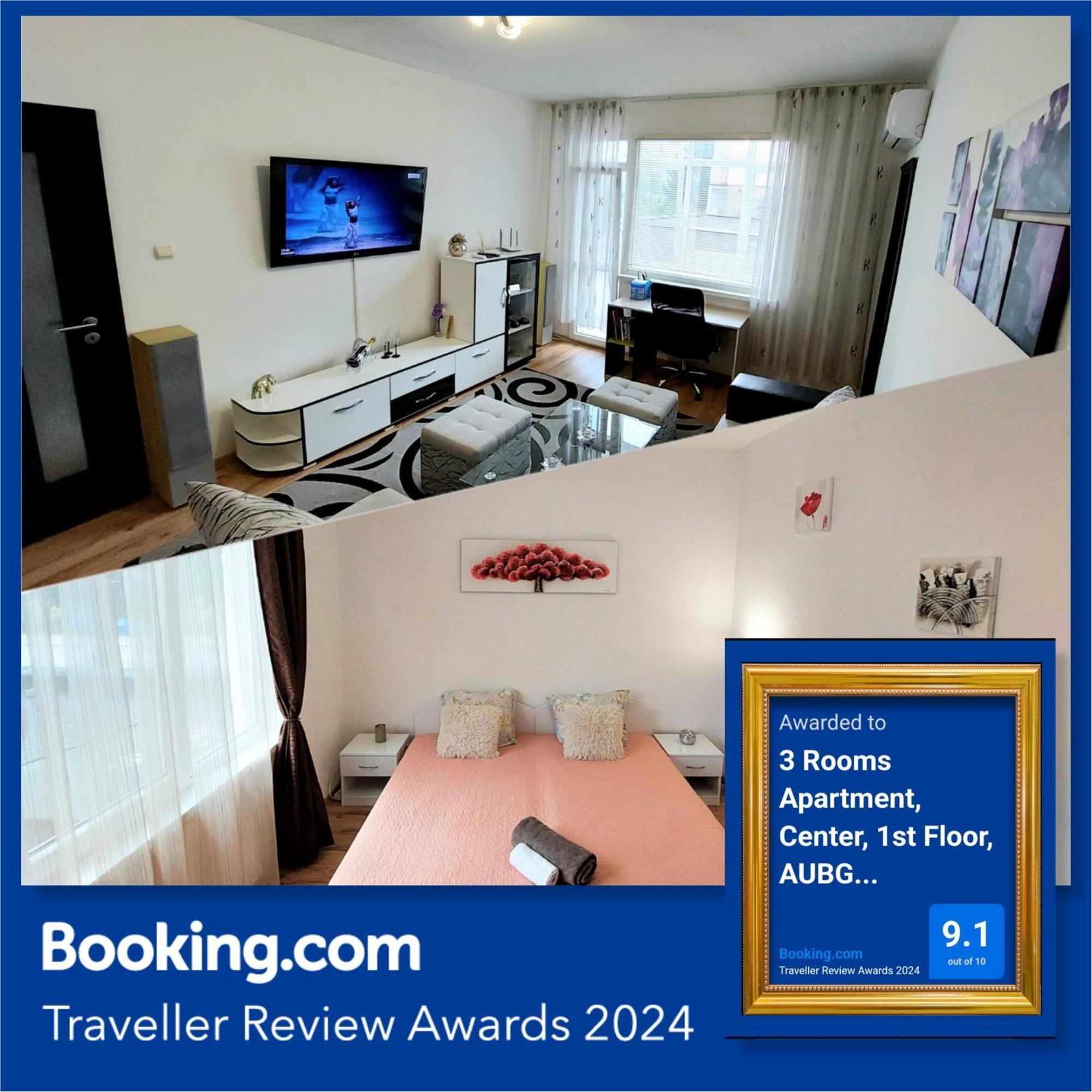 3 Rooms Apartment, Top Center, 1St Floor, Aubg, Free Parking, Pc I5 Ssd, 3 Led Tvs 200 Channels, Wifi, Terrace, Easy-Late Check-In, Stay Before Greece Blagoevgrad Esterno foto